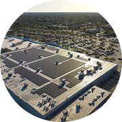 Utility-scale solar farm